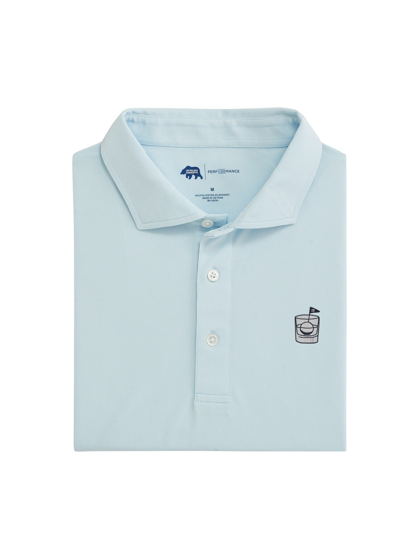 19th Hole Solid Performance Pique Polo - Stylish & Breathable