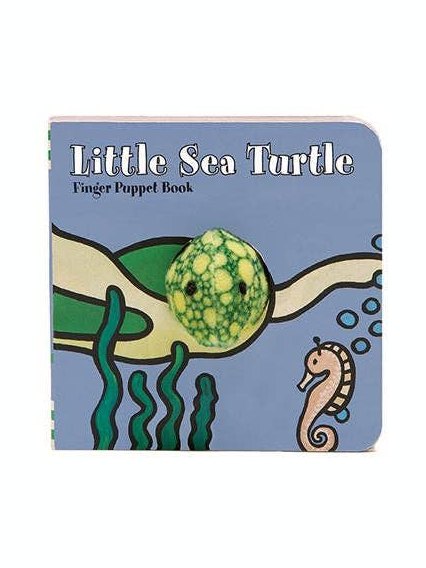 Little Sea Turtle: Finger Puppet Book