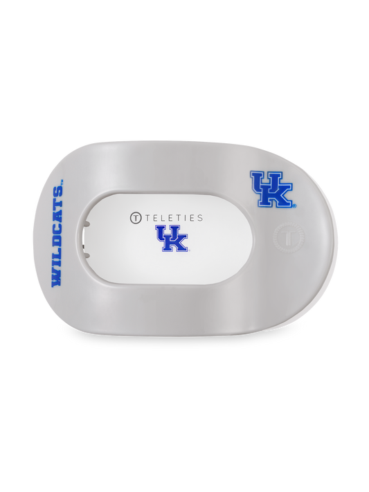 Flat Round Hair Clip | Large | Go Big Blue!
