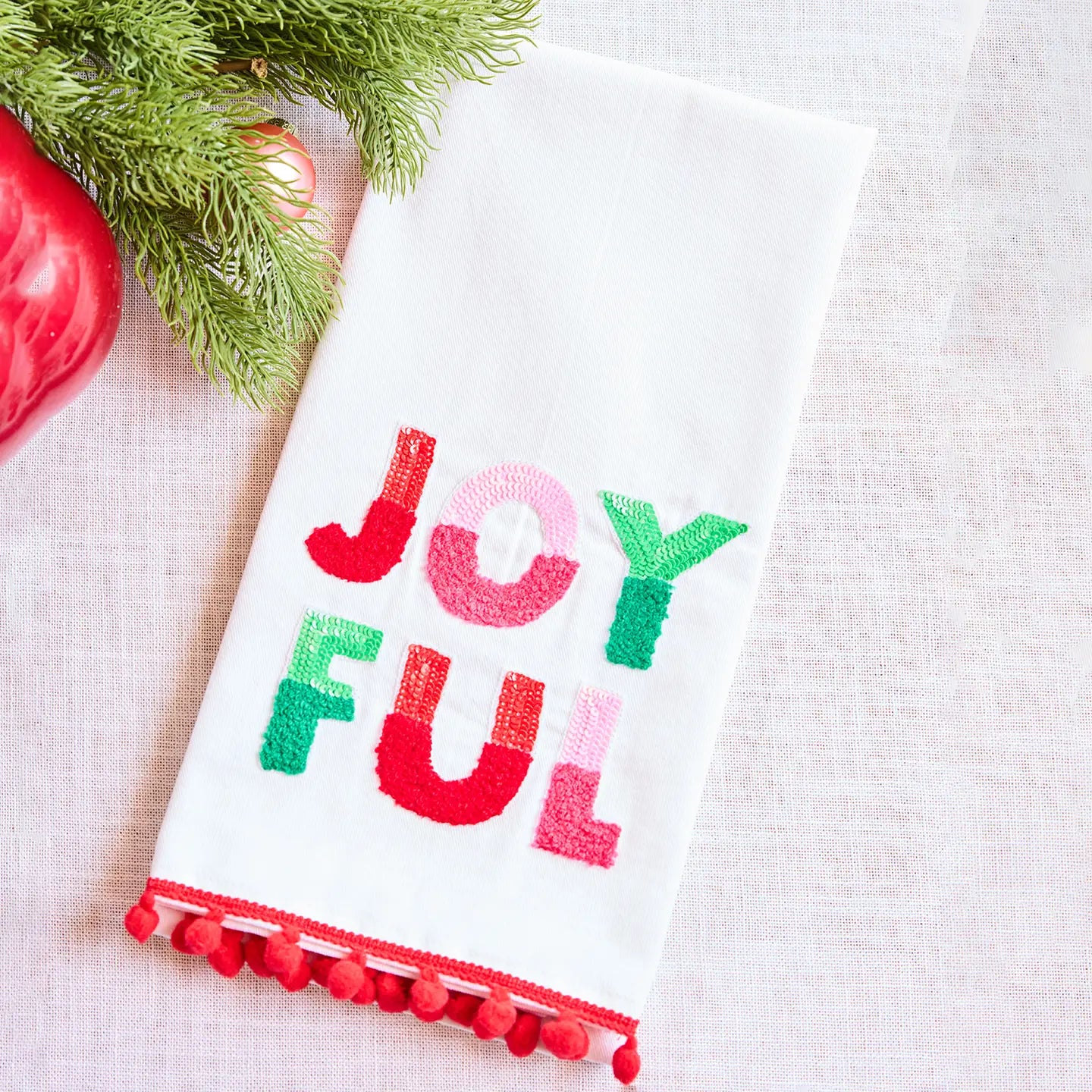Joyful Tea Towel
