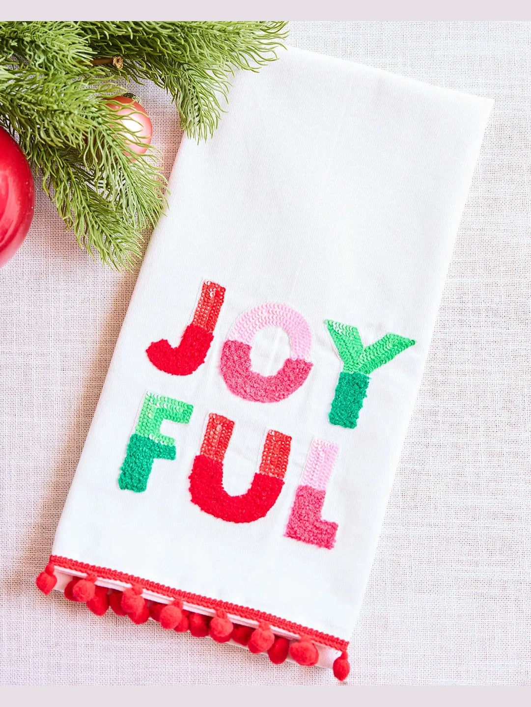 Joyful Tea Towel