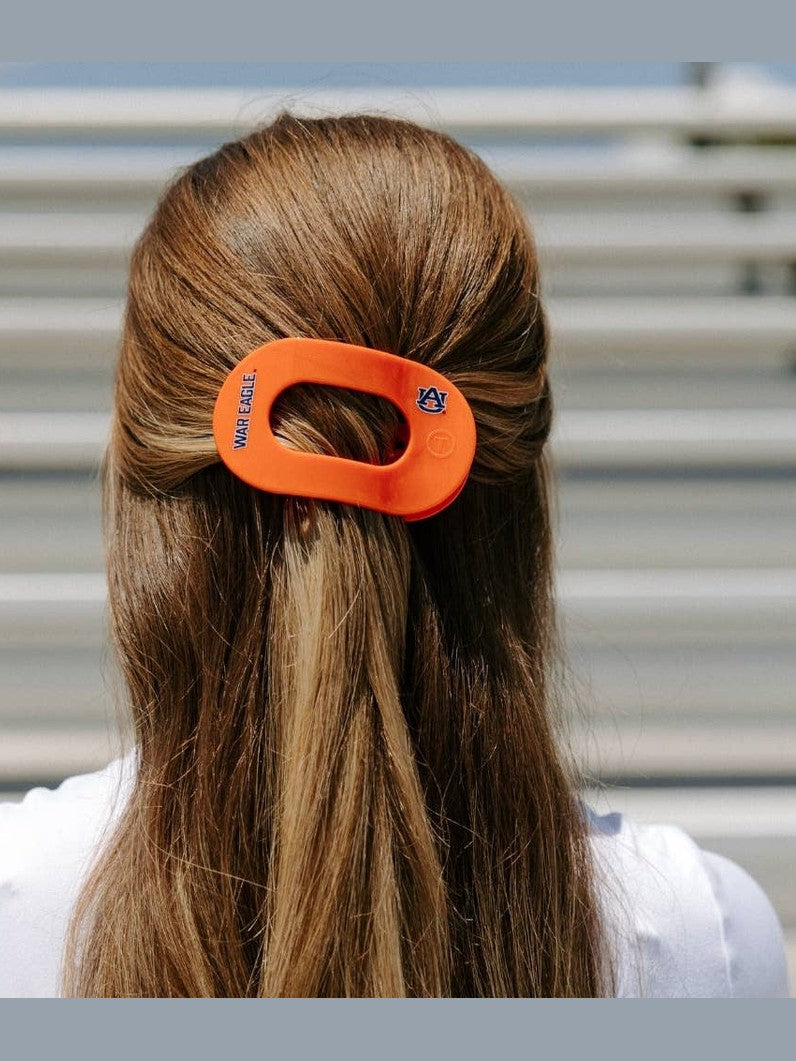 Flat Round Hair Clip | Medium | War Eagle!