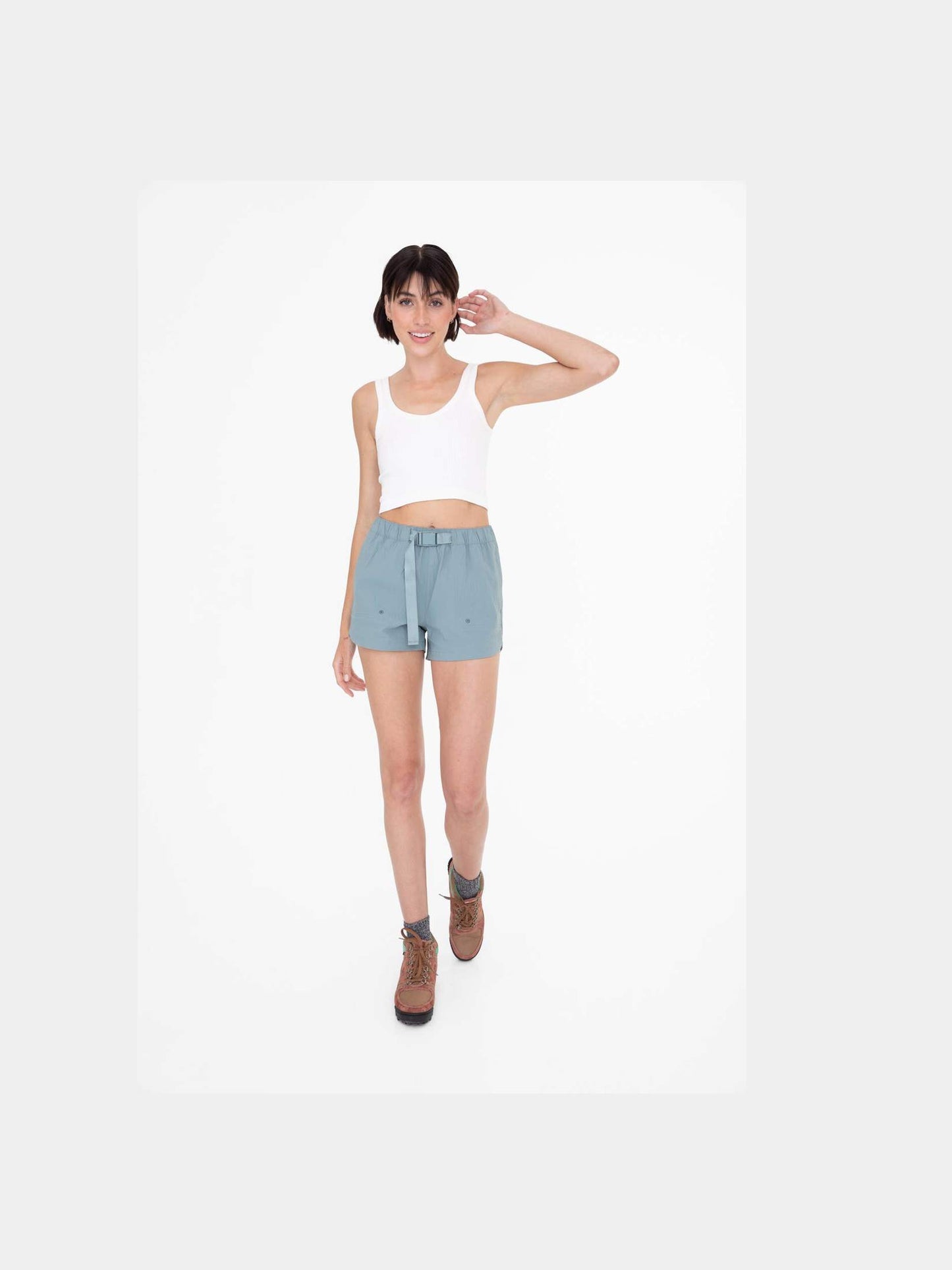 Ribbed Seamless Cropped Tank Top