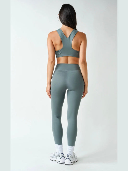 Venice Square Neck Top - Eucalyptus