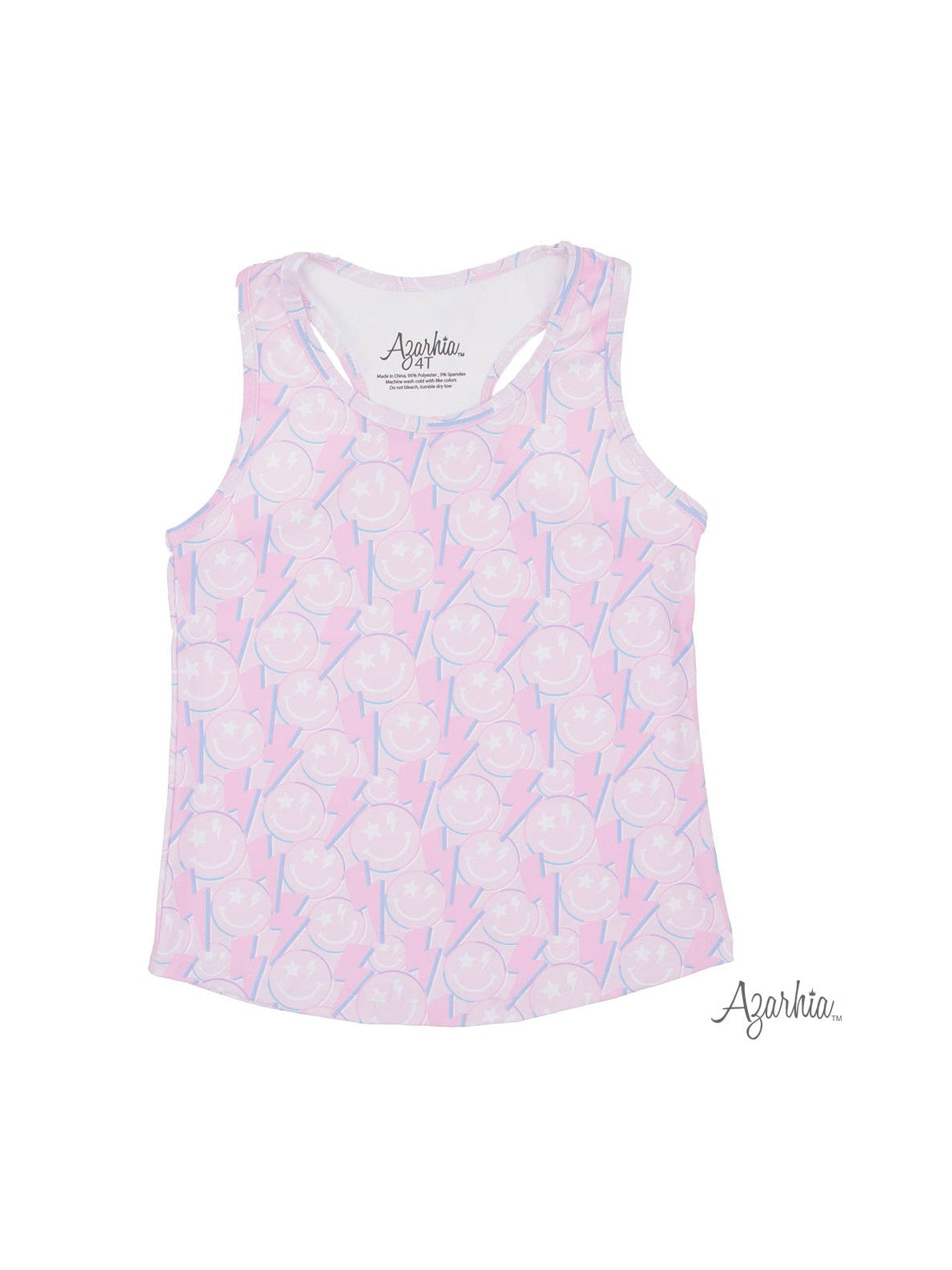 Smiley Spark Printed Tank