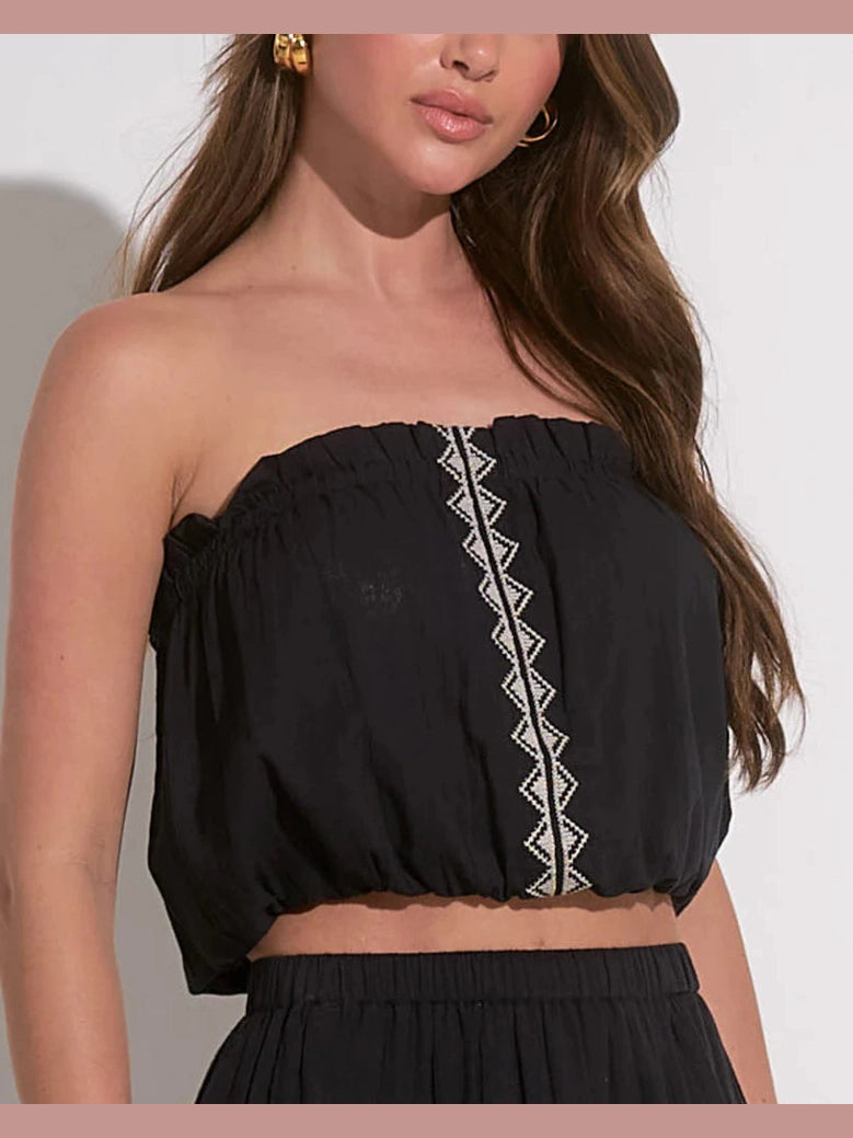 11 Top Strapless Emb