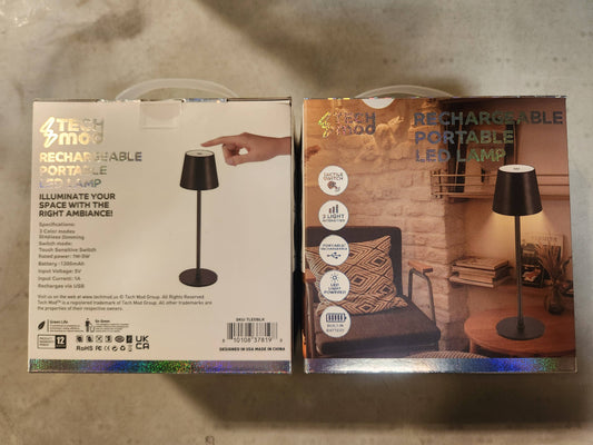 Sleek Cordless Table Lamp- Adjustable Lighting for Any Space