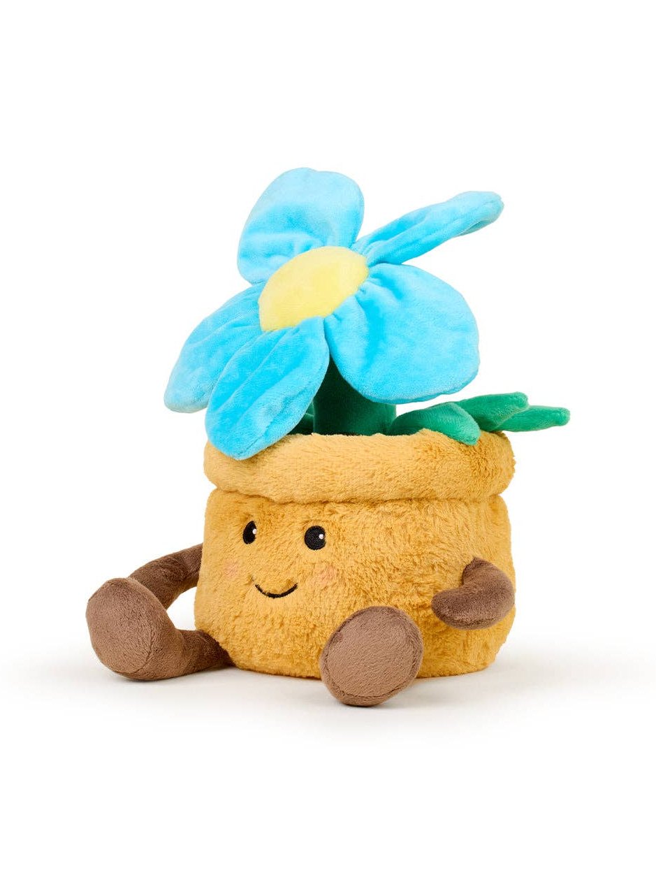 Blue Flower Pot Warmies