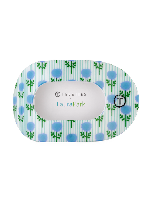 Blue Marigold | Large | Flat Round Hair Clip