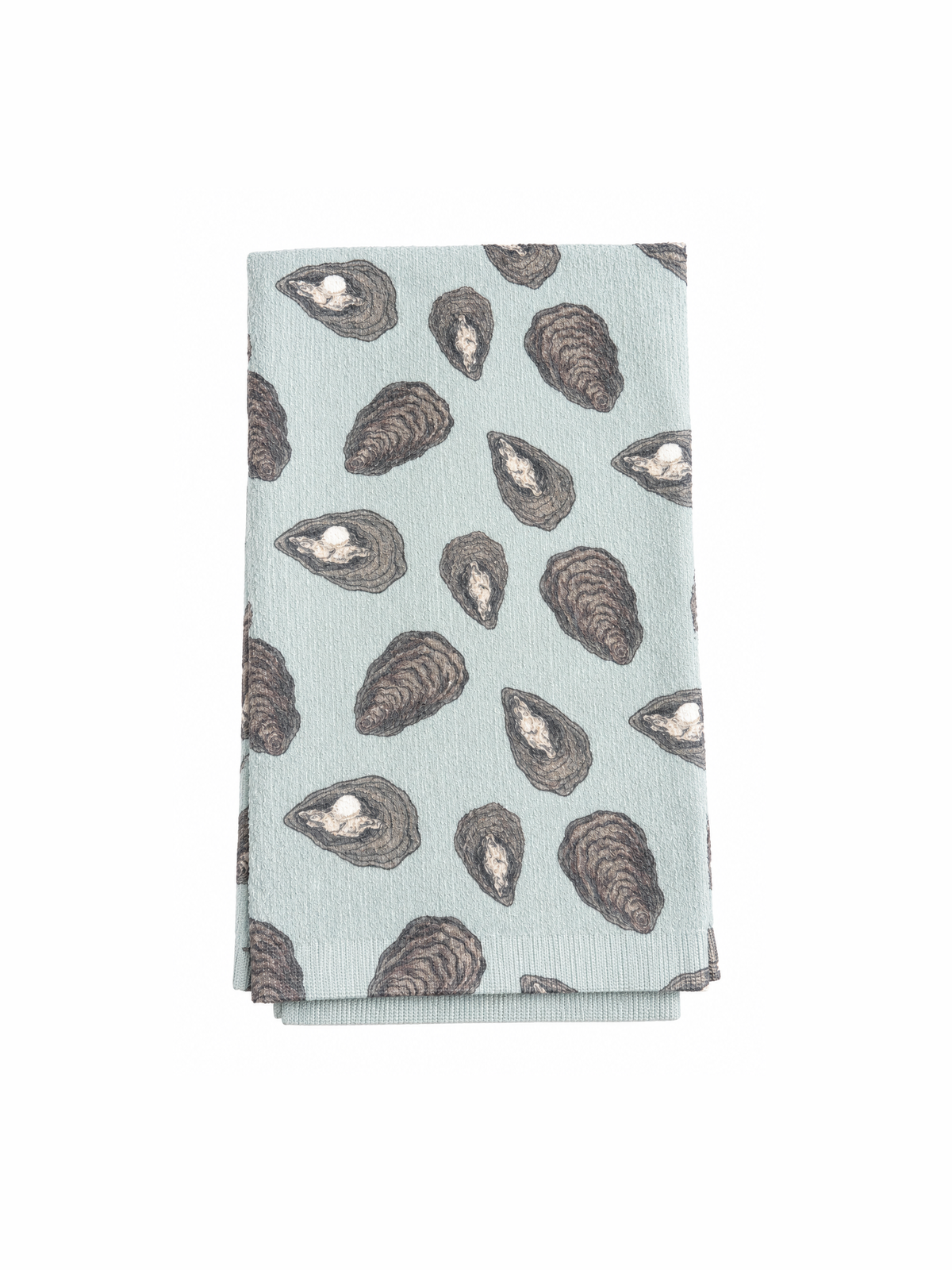 Awe Shucks Kitchen Towel Ice/Gray