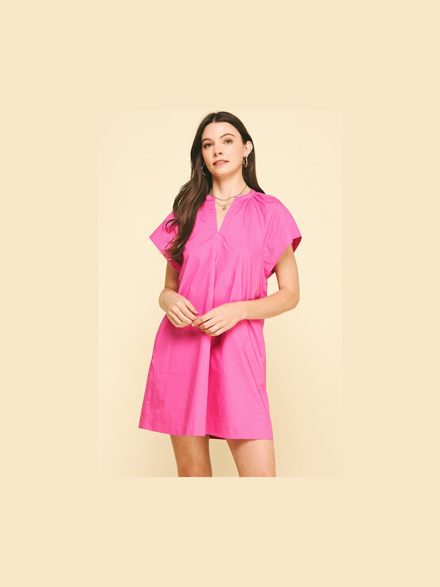 Indian Pink Cotton Dress