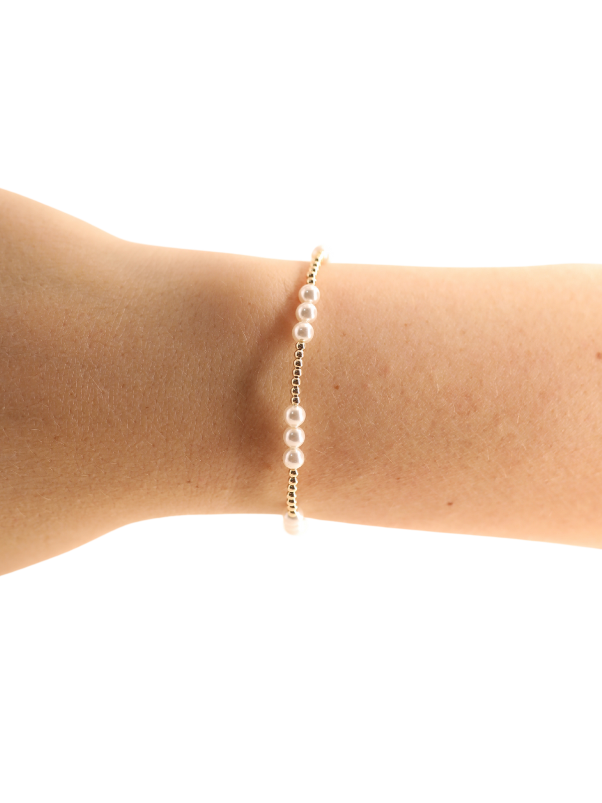 ILY Pearl Bracelet in Gold