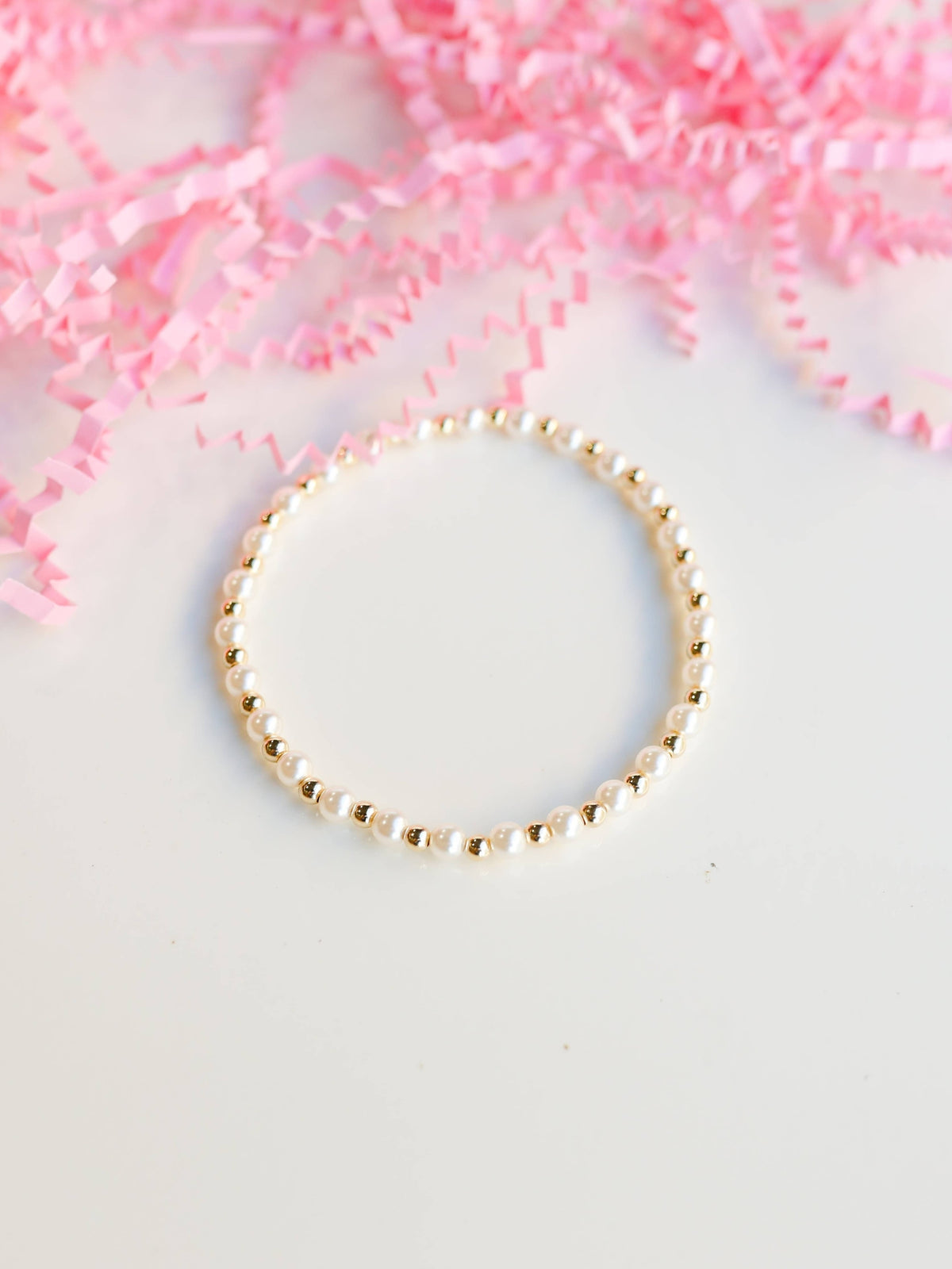 Luci Pearl Bracelet in Gold