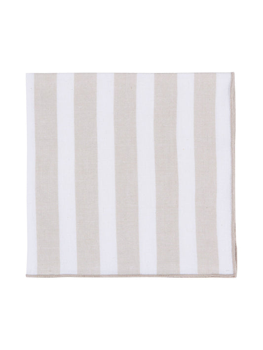 Dove Gray Caban Stripe Napkins Set of 4