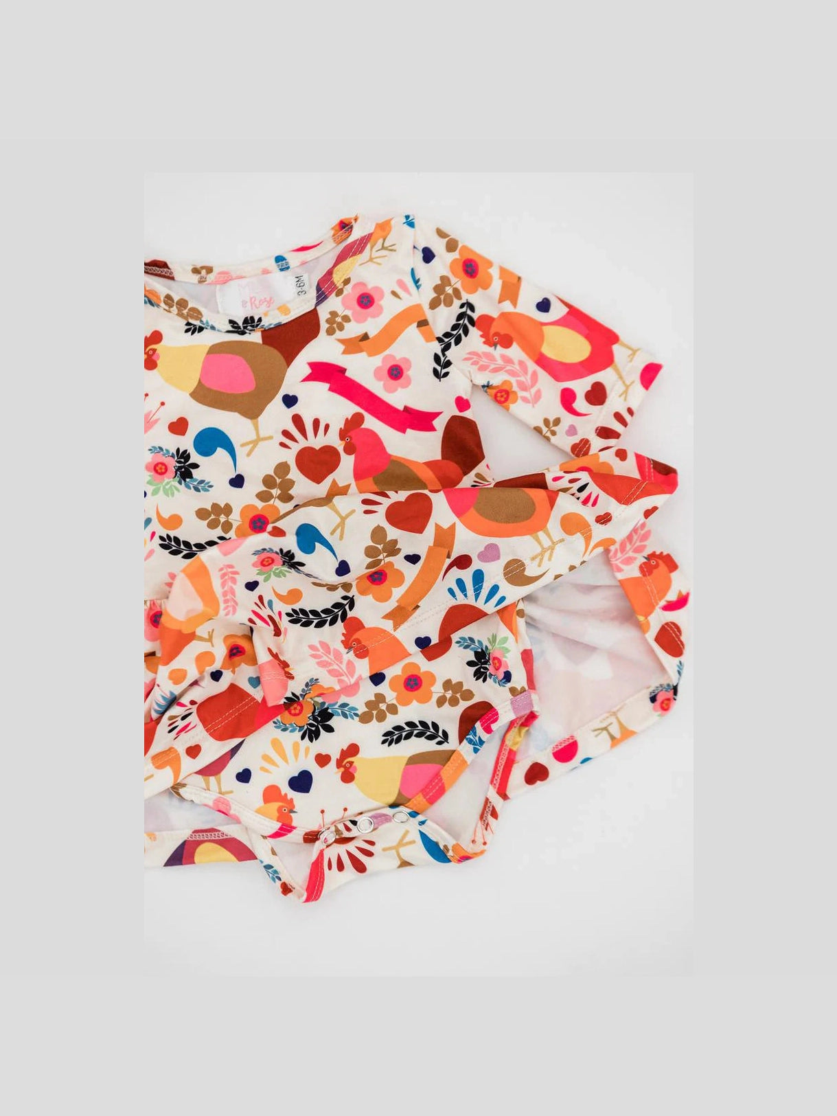 Little Red Hen Twirl Bodysuit