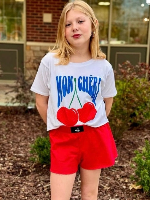 Mon Cheri Crop Tee
