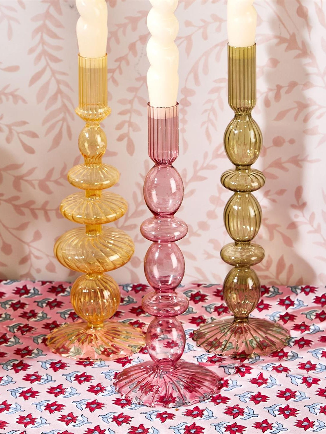 Set of 5 Candlestick Holders