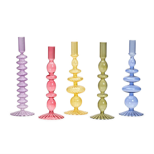Set of 5 Candlestick Holders