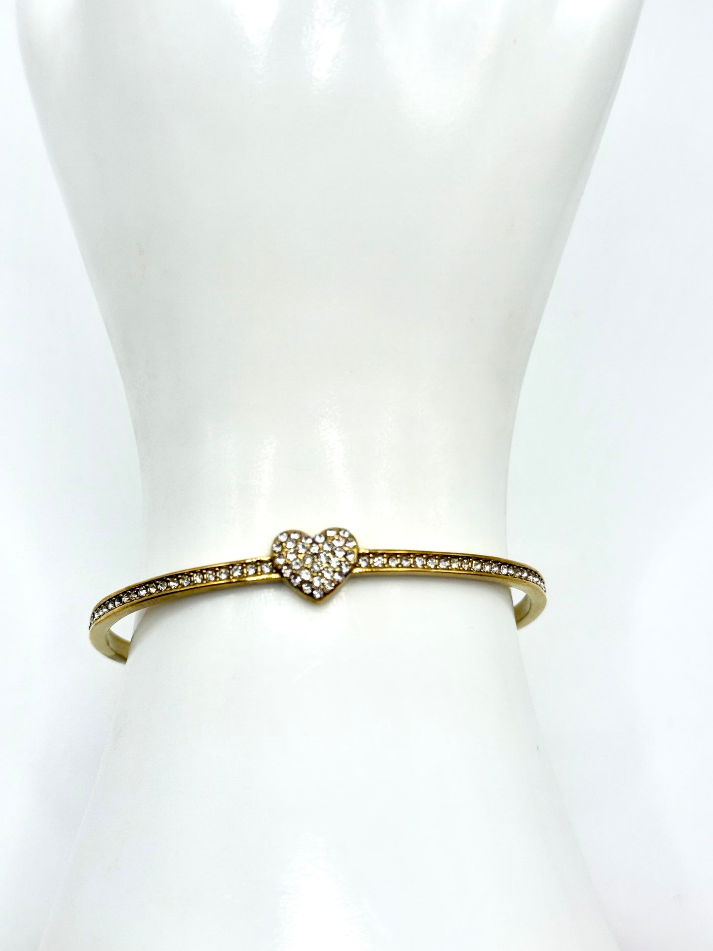 CZ Heart Bangle