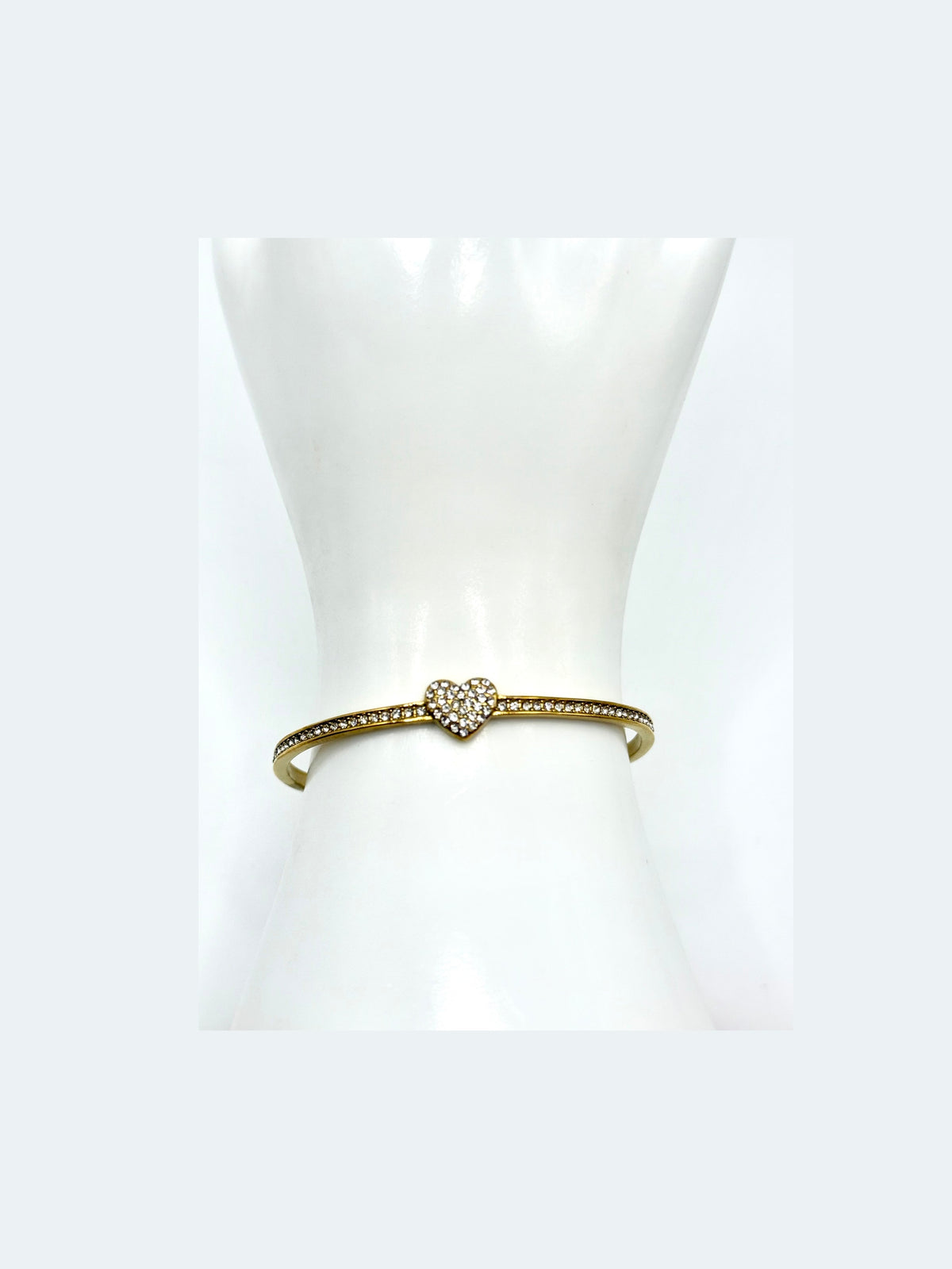 CZ Heart Bangle