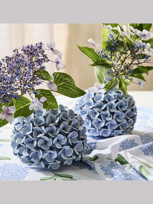 Blue Hydrangea Flower Bud Vases