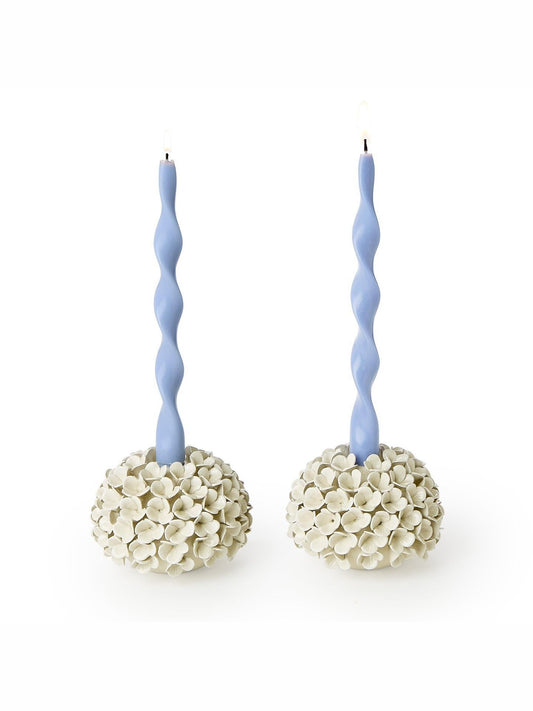 White Hydrangea Flower Bud Vase