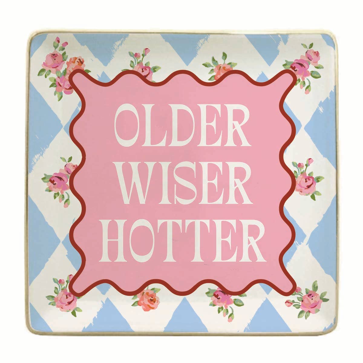 Ceramic Trinket Tray | Older Wiser Hotter Trinket Tray