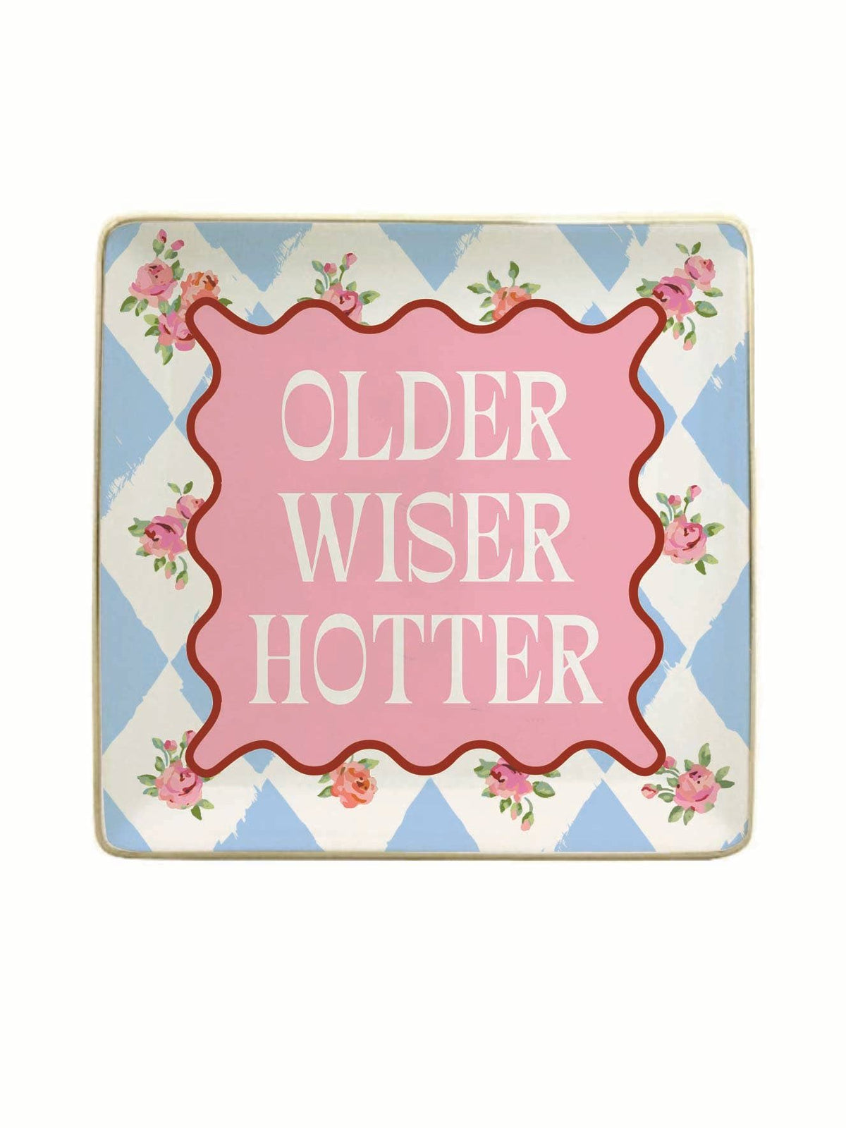 Ceramic Trinket Tray | Older Wiser Hotter Trinket Tray