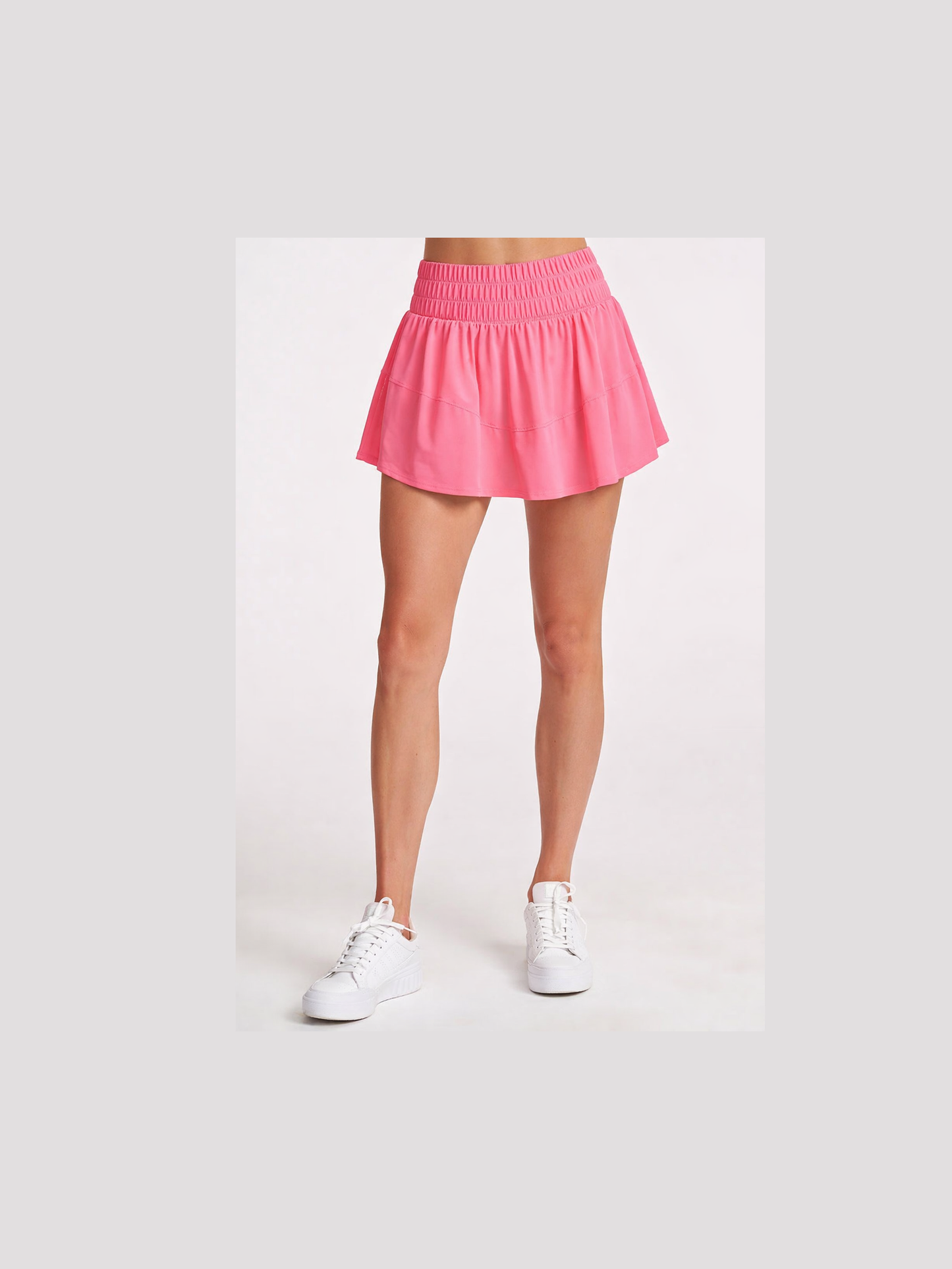Smocked Waist Tiered Skirt