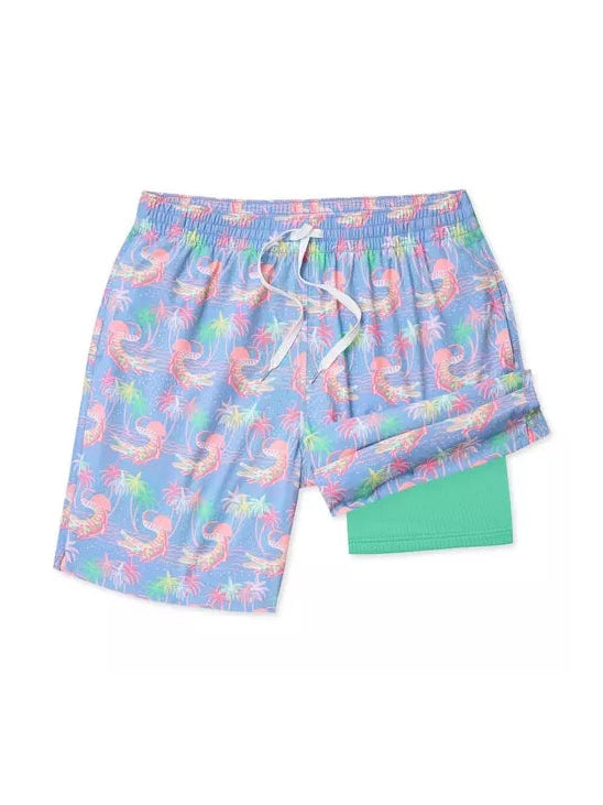 The Rock-a-Crocs Classic Lined Swim Trunks 5.5"