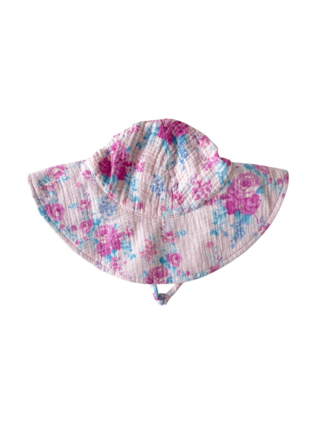 Muslin Wide Brim Sunhat, Garden Secrets