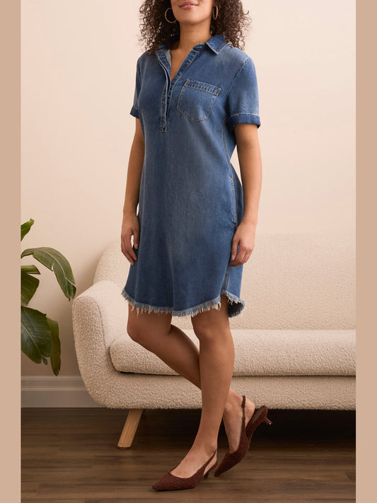 Blue Bliss Shirt Dress