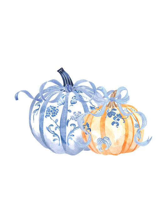 Chinoiserie Pumpkins Platter