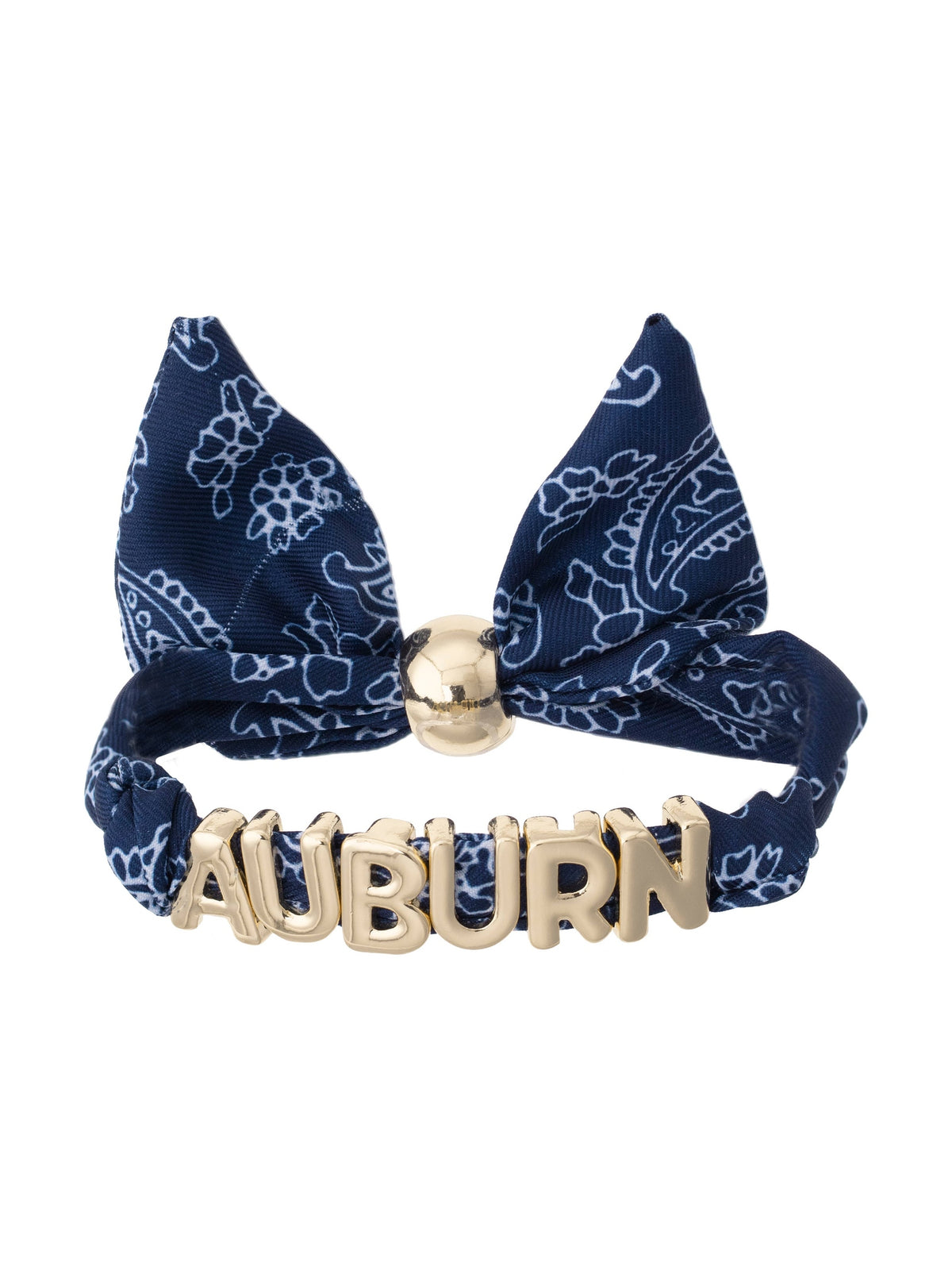 Auburn Tigers Bandana Slider Bracelet
