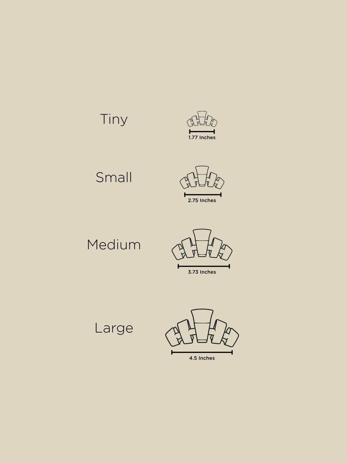 Classic Hair Clip | Tiny | Fir Real