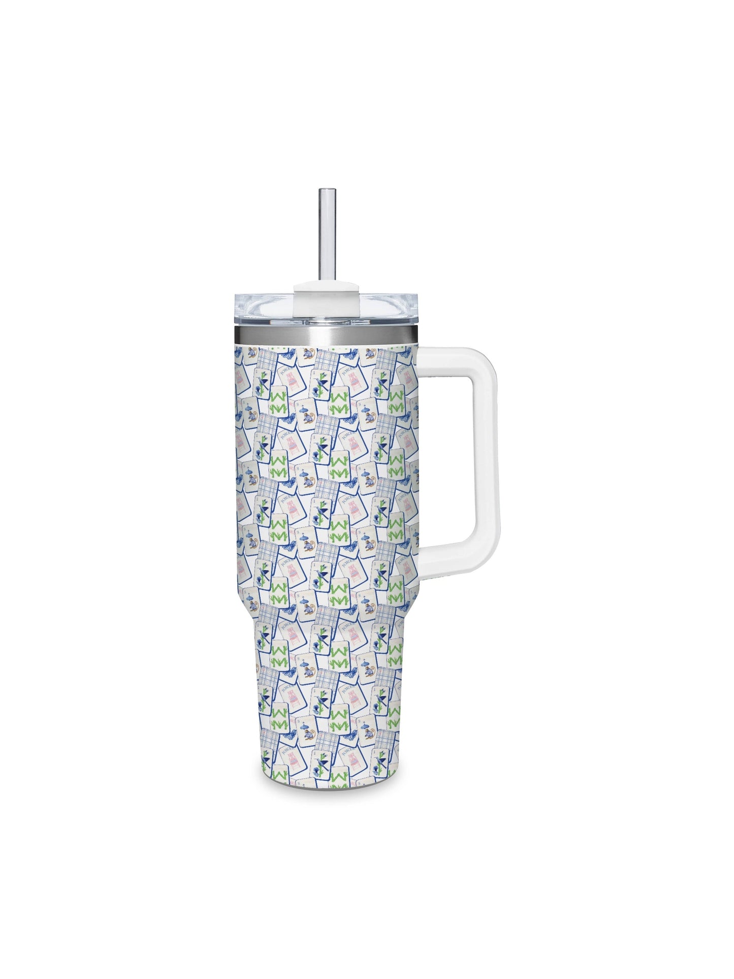 Insulated Water Tumbler- Mahjong