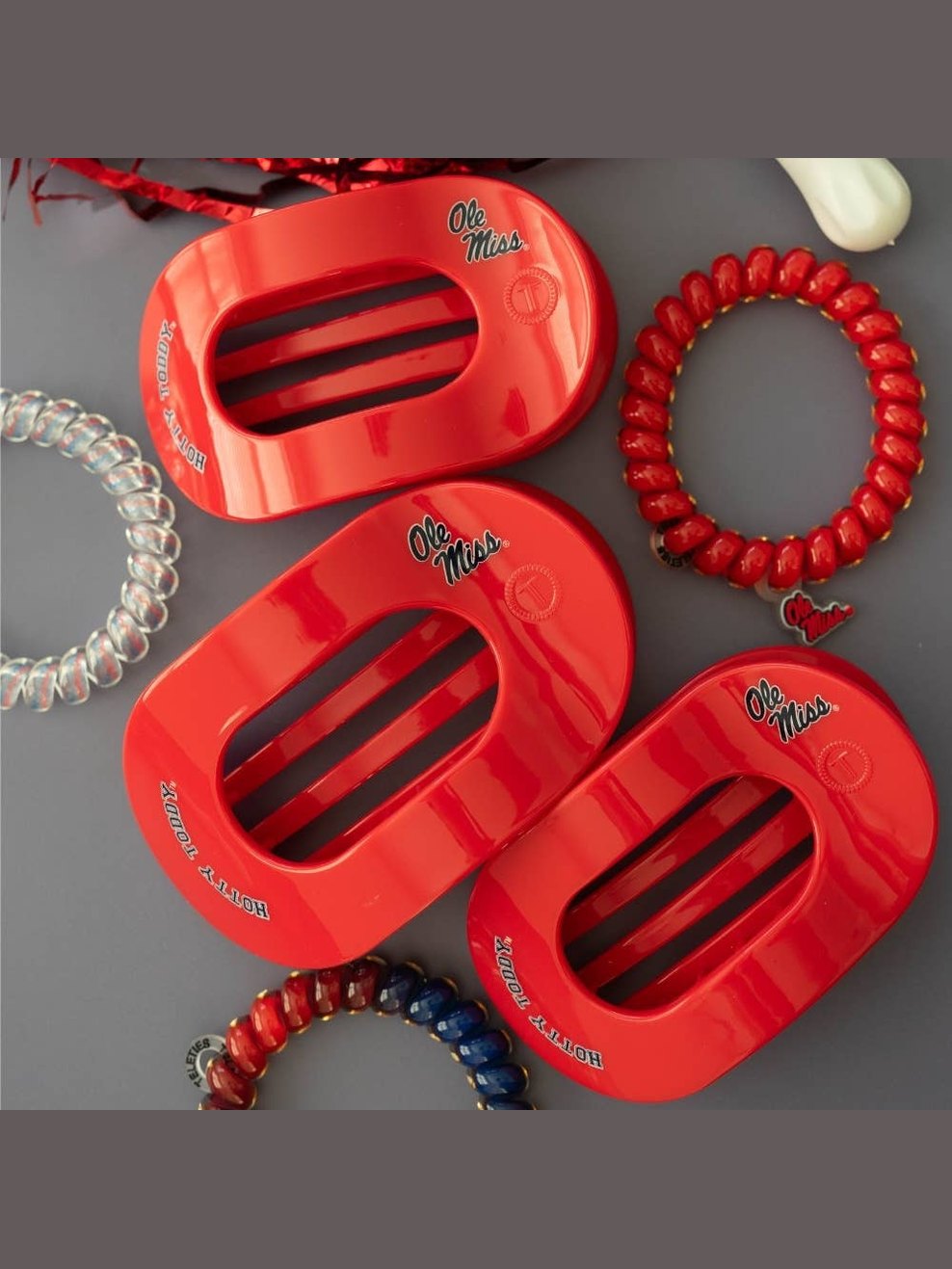 Flat Round Hair Clip | Large | Hotty Toddy!