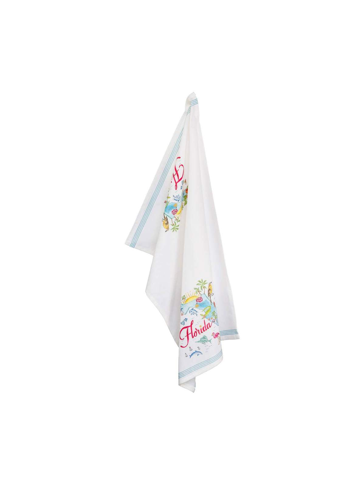 FL Florida State Collection 28" Cotton Tea Towels Set Of 2