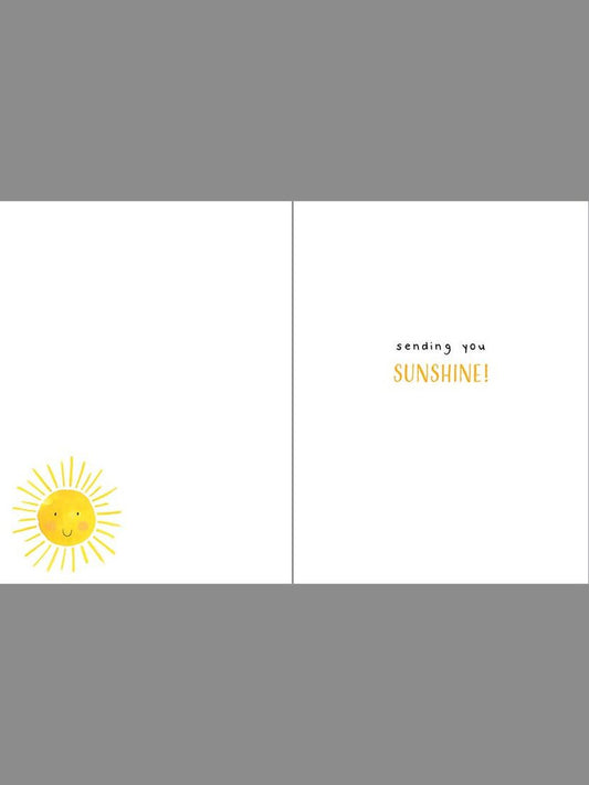 Thinking of You Greeting Card - Smiling Sun