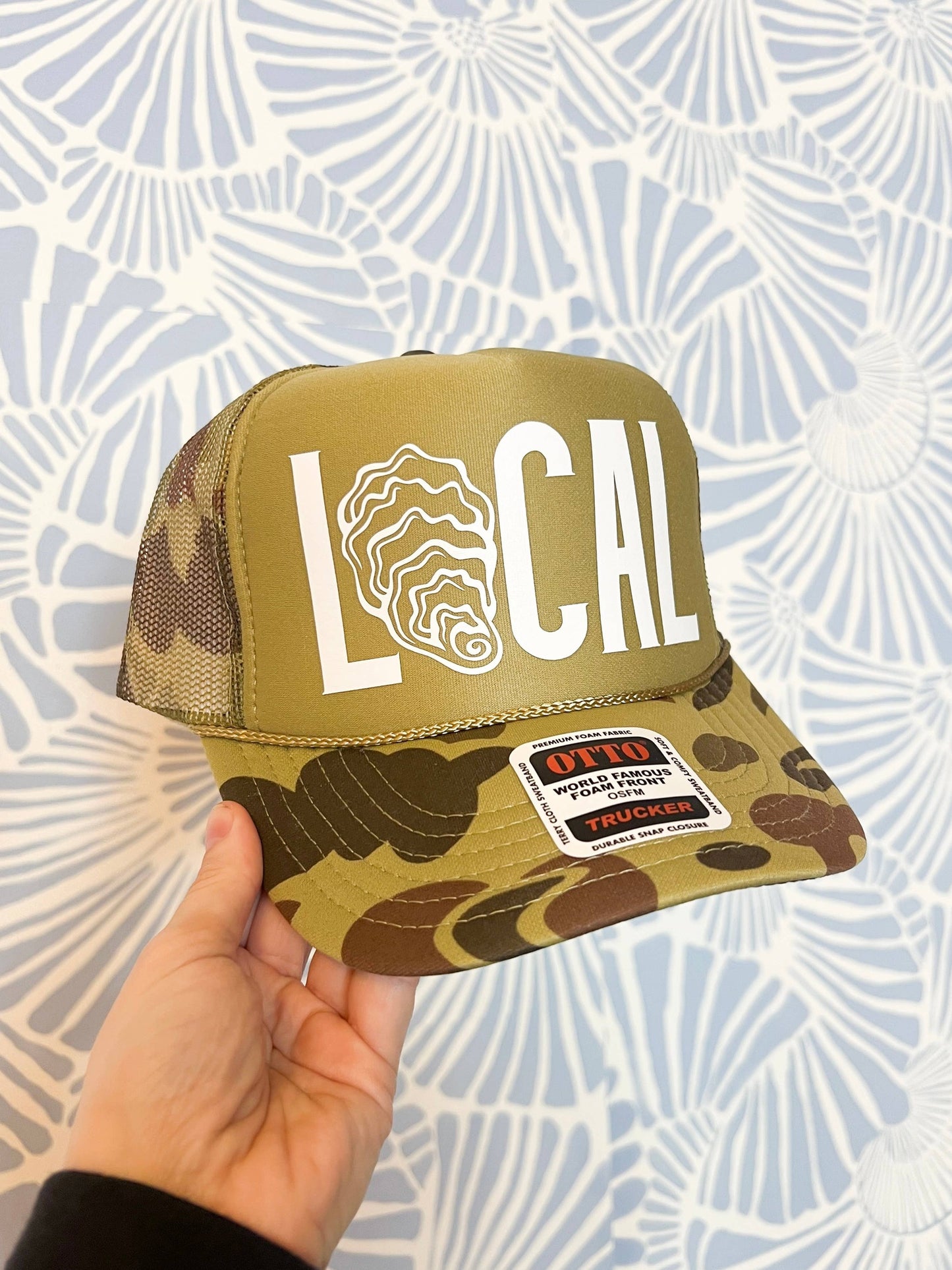 LOCAL Oyster Shell Trucker Hat
