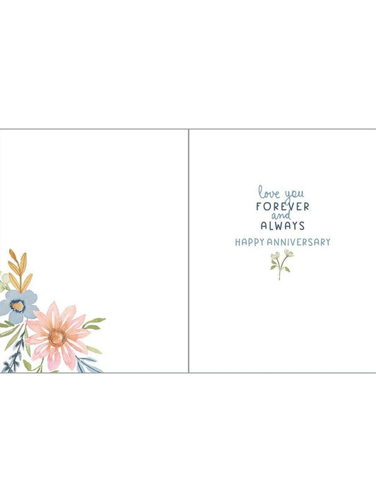 Anniversary Greeting Card - Flowers For My Love