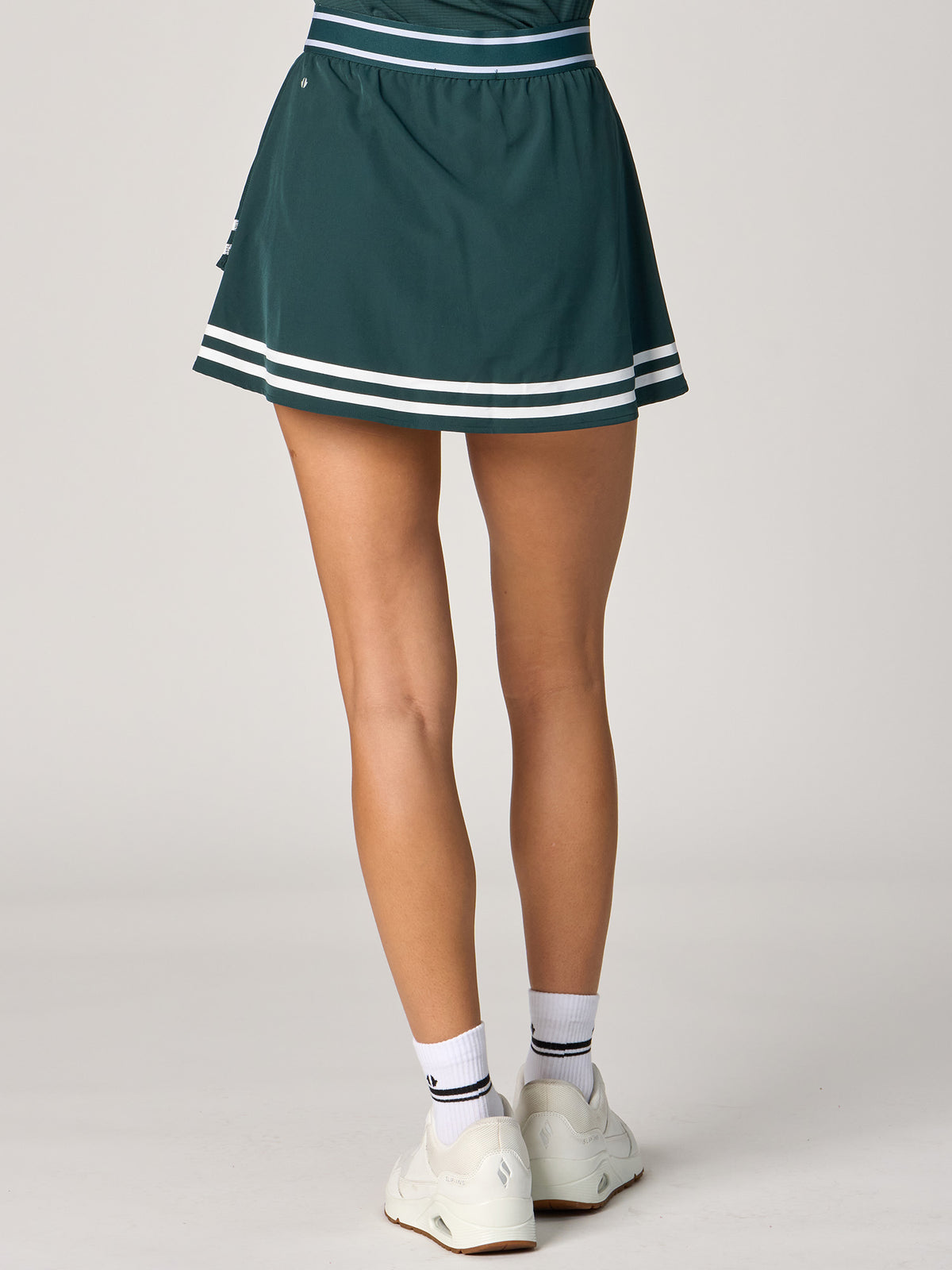 Wrap Stripe Skort - Green Gables