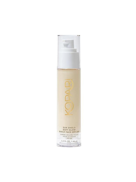 Kopari Sun Shield Soft Glow - Sunscreen For Face with SPF 30 and Vitamin E - Broad Spectrum Protection - 1.5oz