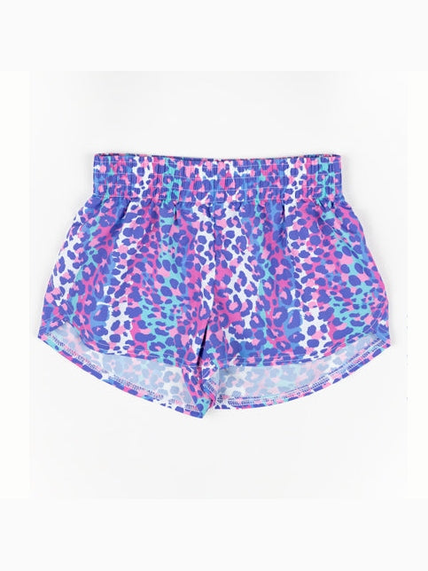 Blue Leopard Steph Shorts