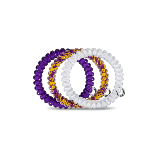 Spiral Hair Coils | Small | LSU Hair Ties
