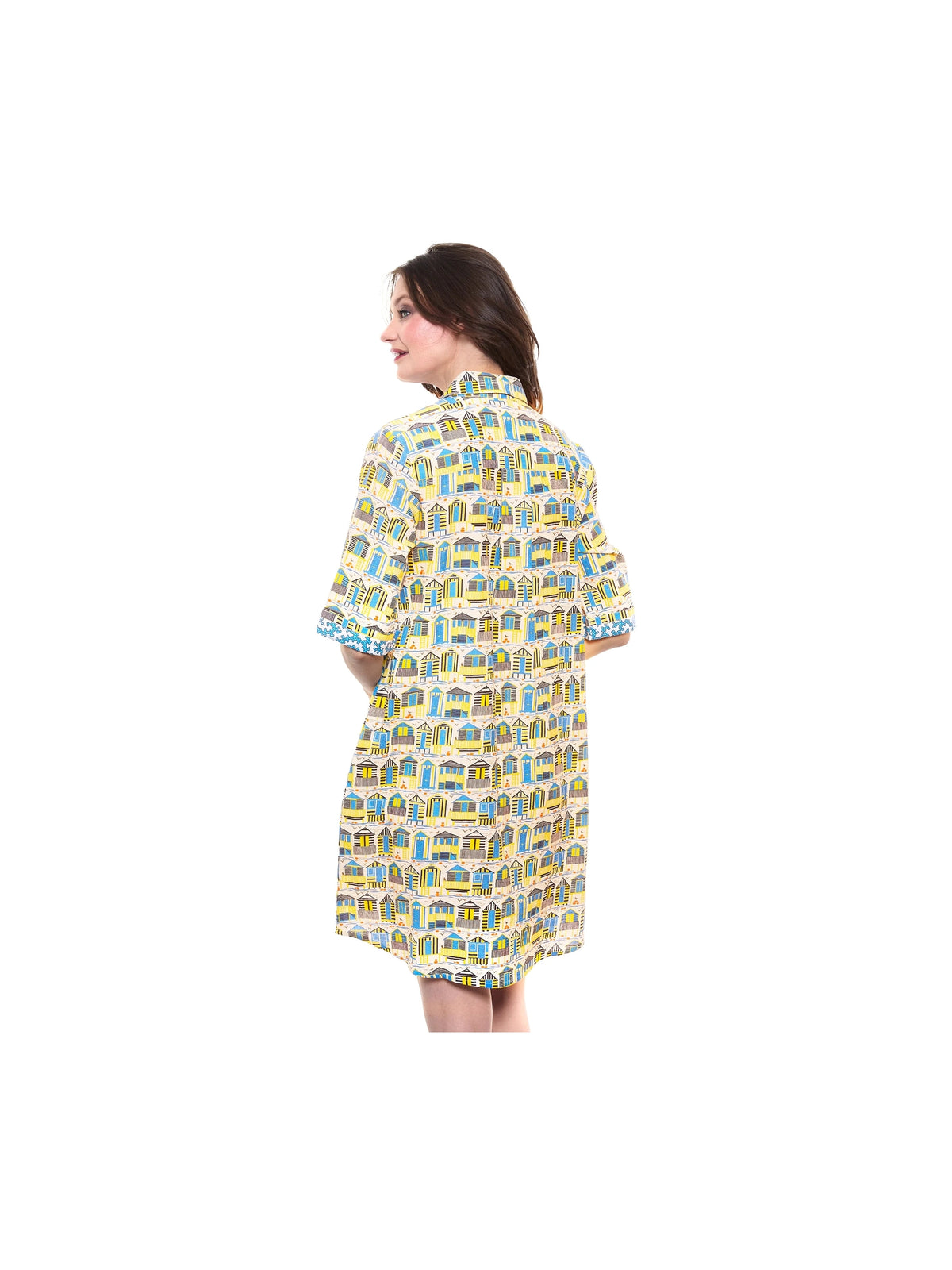 Monterey Dress - Linen Cabana
