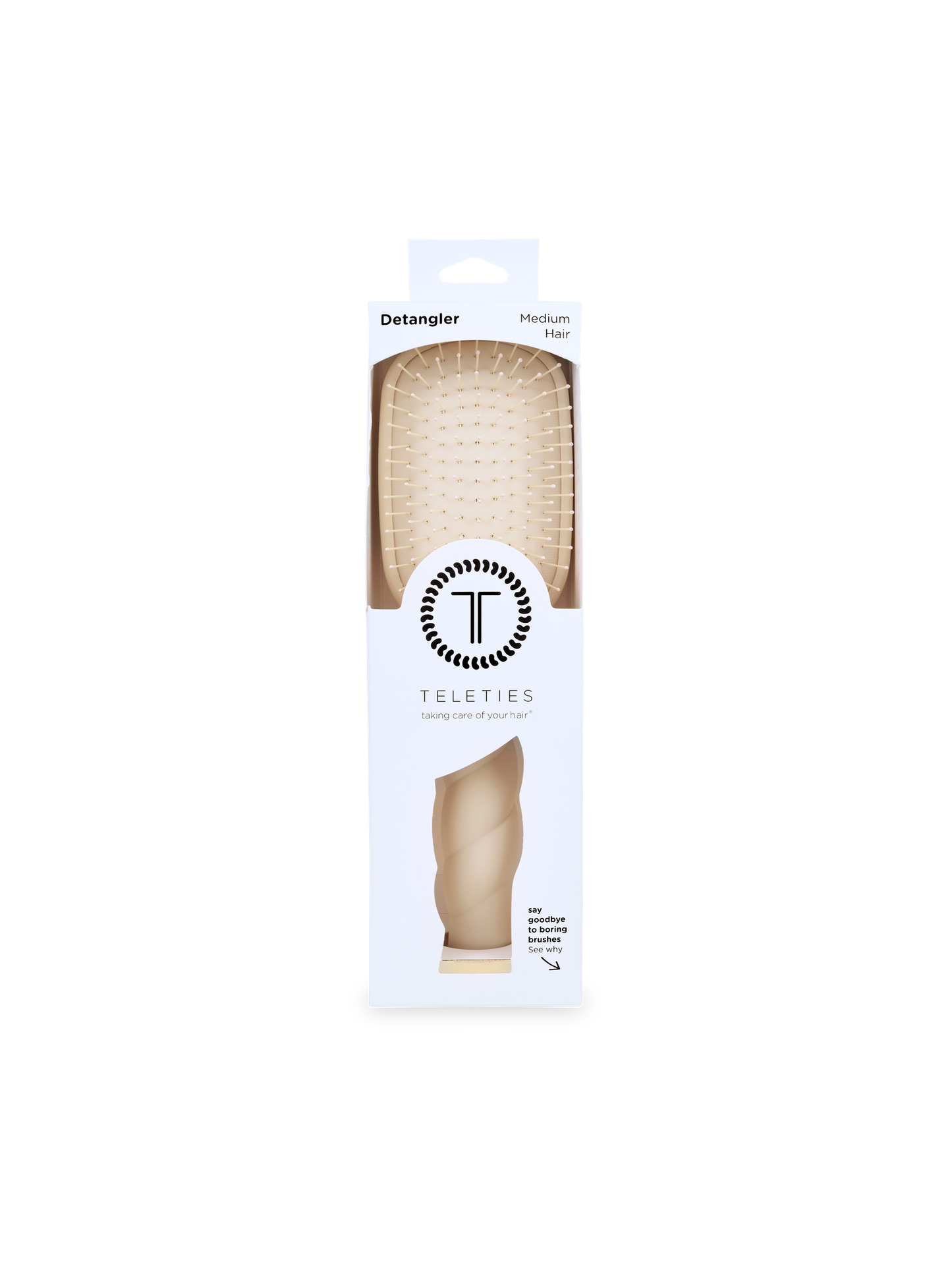 Detangler Hair Brush for Medium Hair - Tan