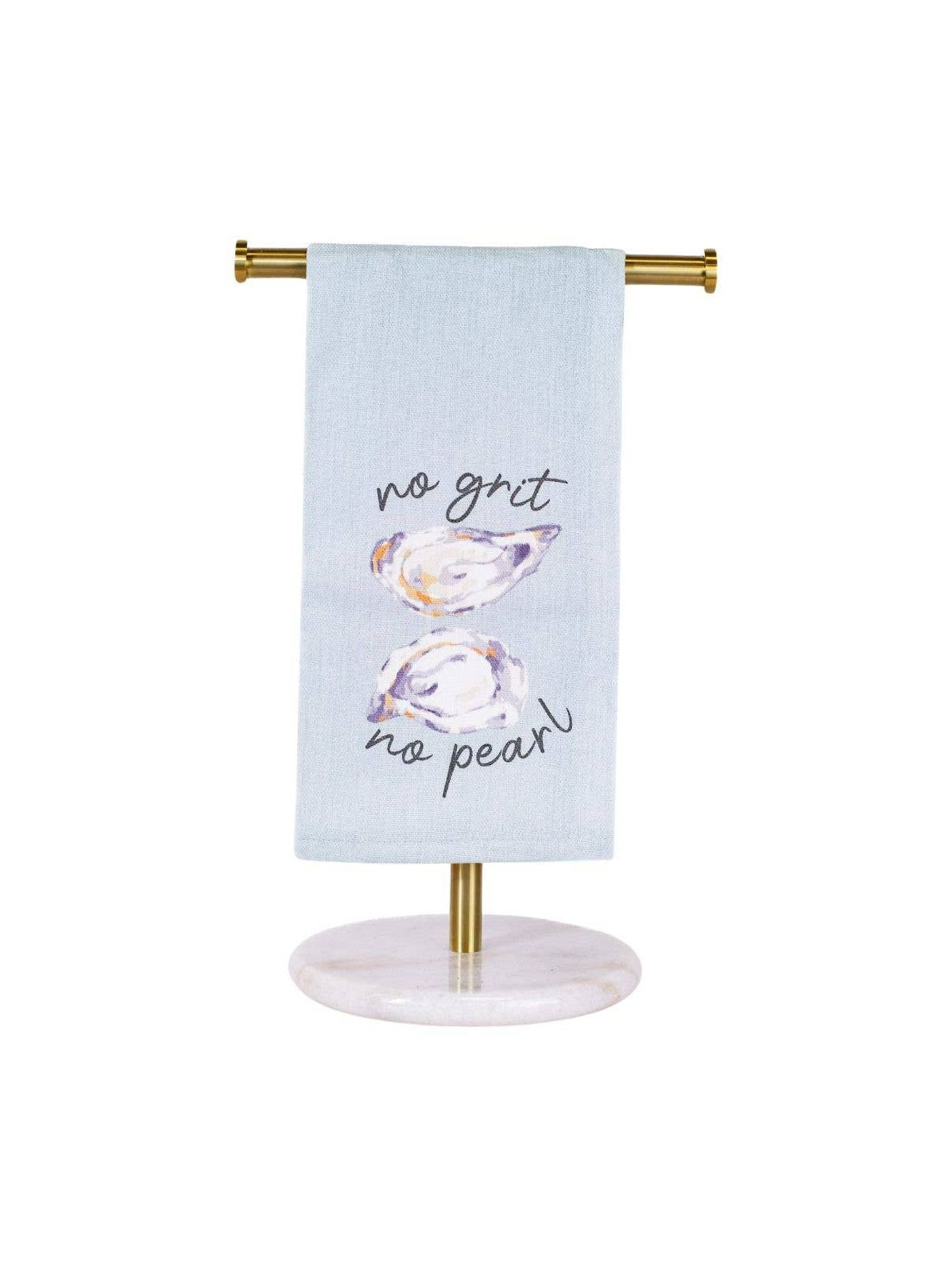 No Grit No Pearl Hand Towel Ice/Slate/White 20x28