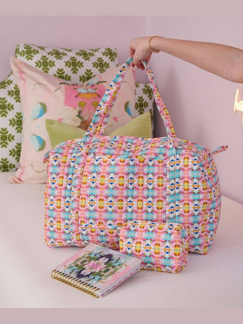 Sumner Pink Weekender Duffle Bag