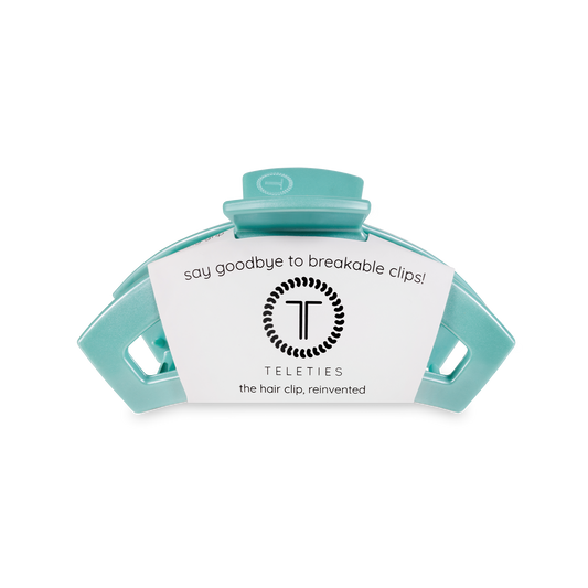 Open Hair Clip | Small | Totally Turquoise